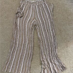 Striped Wide Leg Pants